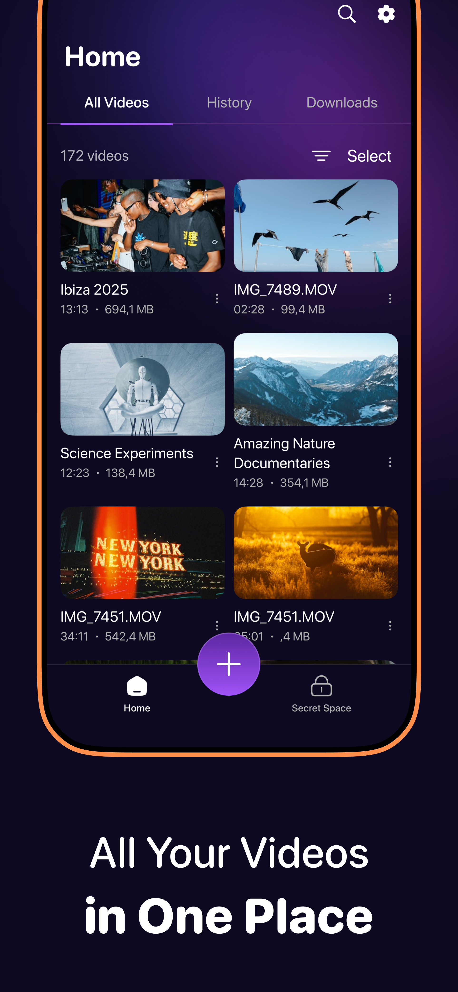 Viewly Player App Screenshot